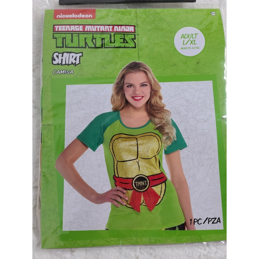 Nickelodeon Teenage Mutant Ninja Turtles TMNT Adult L/XL Short Sleeve Shirt NIP